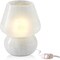 Next Glow Mushroom Lamp - Retro Funky Aesthetic LED Table Lamp, Dimmable E26 Socket Bulb